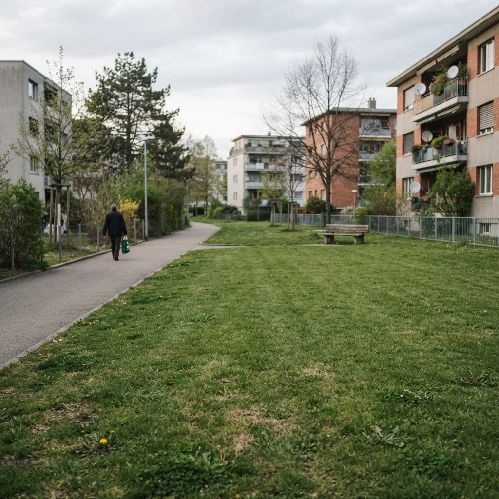 Illustrative low-diversity urban green space in Zürich